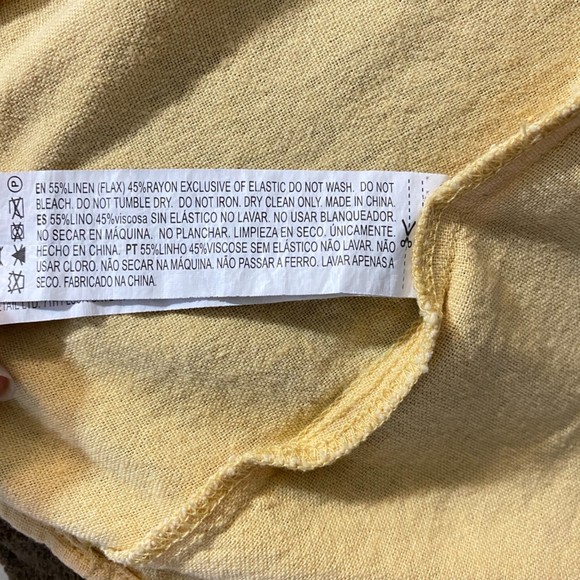 Forever 21 Yellow Cut Out Mini Dress Size S - Picture 7 of 7